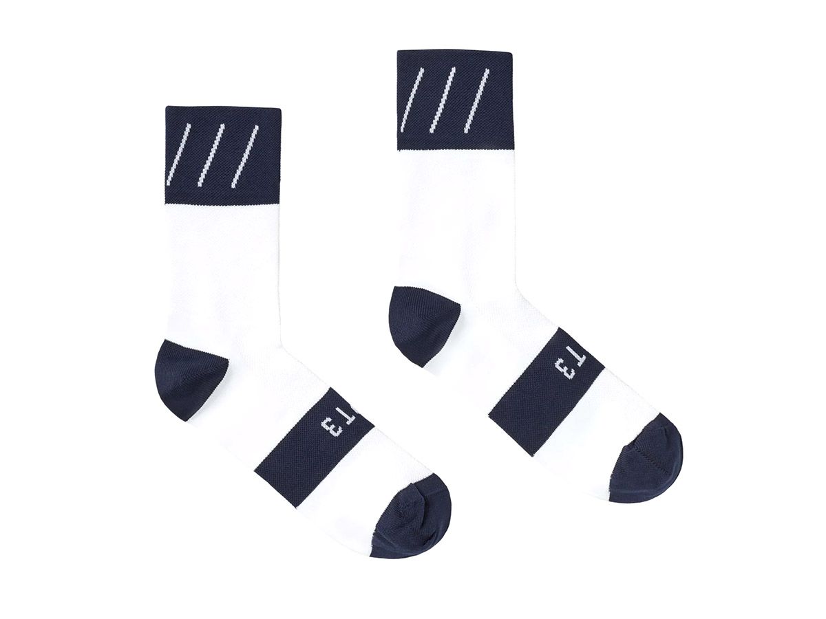 CHPT3 Stripes Road Socks 公路車襪 太空藍/白 L