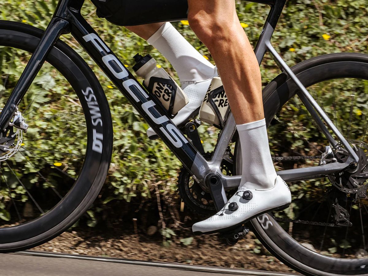 QUOC MONO 自行車襪 - 白色 L