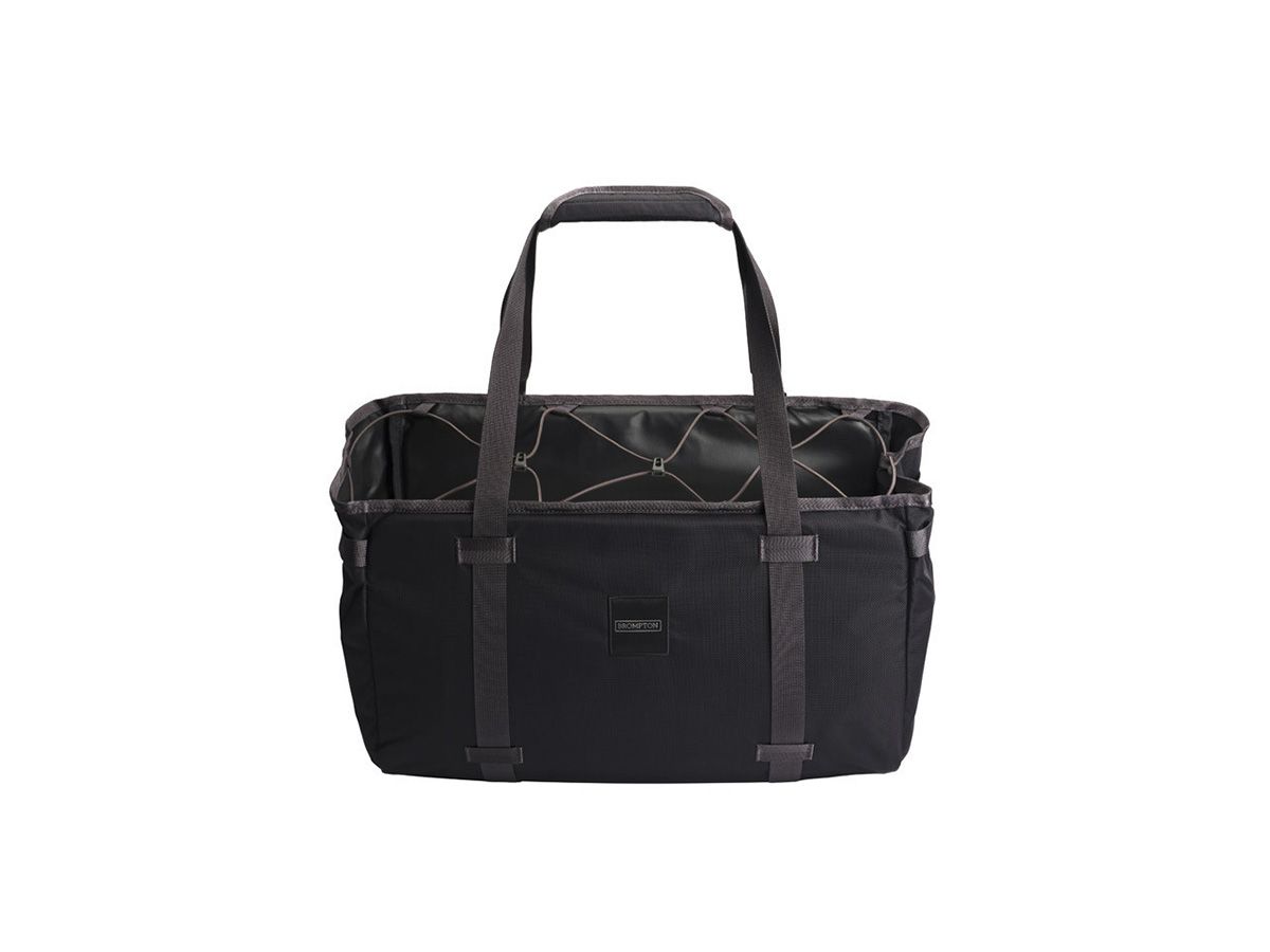 Brompton Basket Bag L + Brace + Frame Black