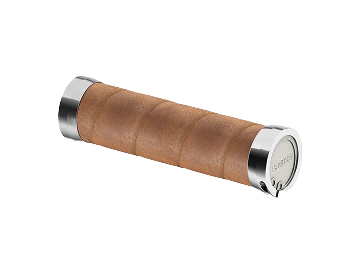 Brooks Slender Leather Grips 100/100 Dark Tan