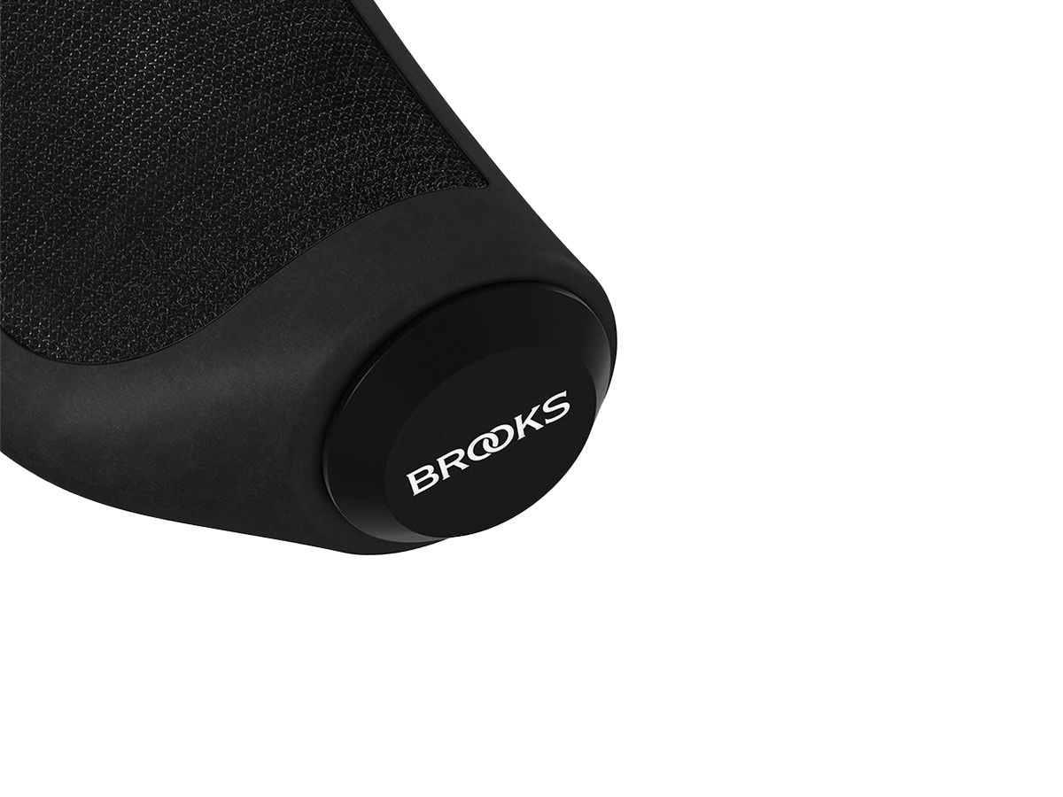 Ergonomic Rubber Grips Black 130/130