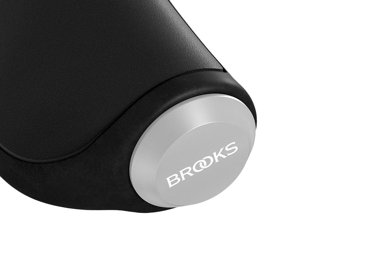 Brooks Ergonomic Leather Grips Black