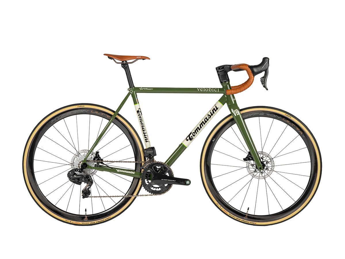 Tommasini Fire ICS 全內線鋼管公路車 - VB Custom Painting/VB 客製聯名塗裝 - CAMPAGNOLO SUPER RECORD WIRELESS 2x12 / 50cm