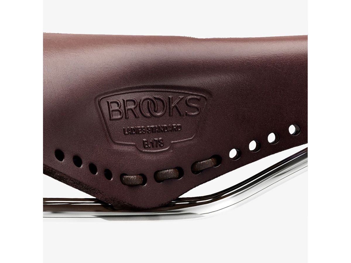 Brooks B17 Carved Short Brown