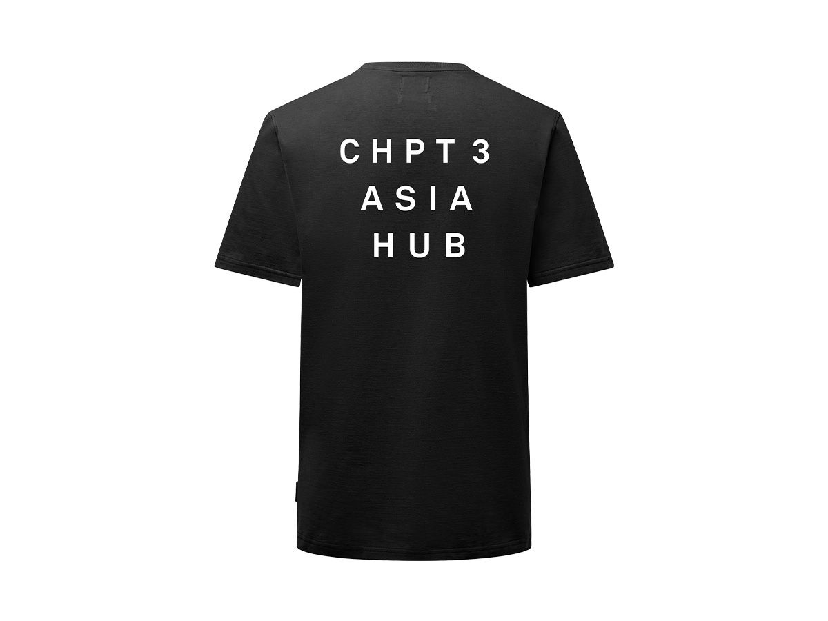 CHPT3 Asia Hub 亞洲限定短袖上衣 (中性) 黑色