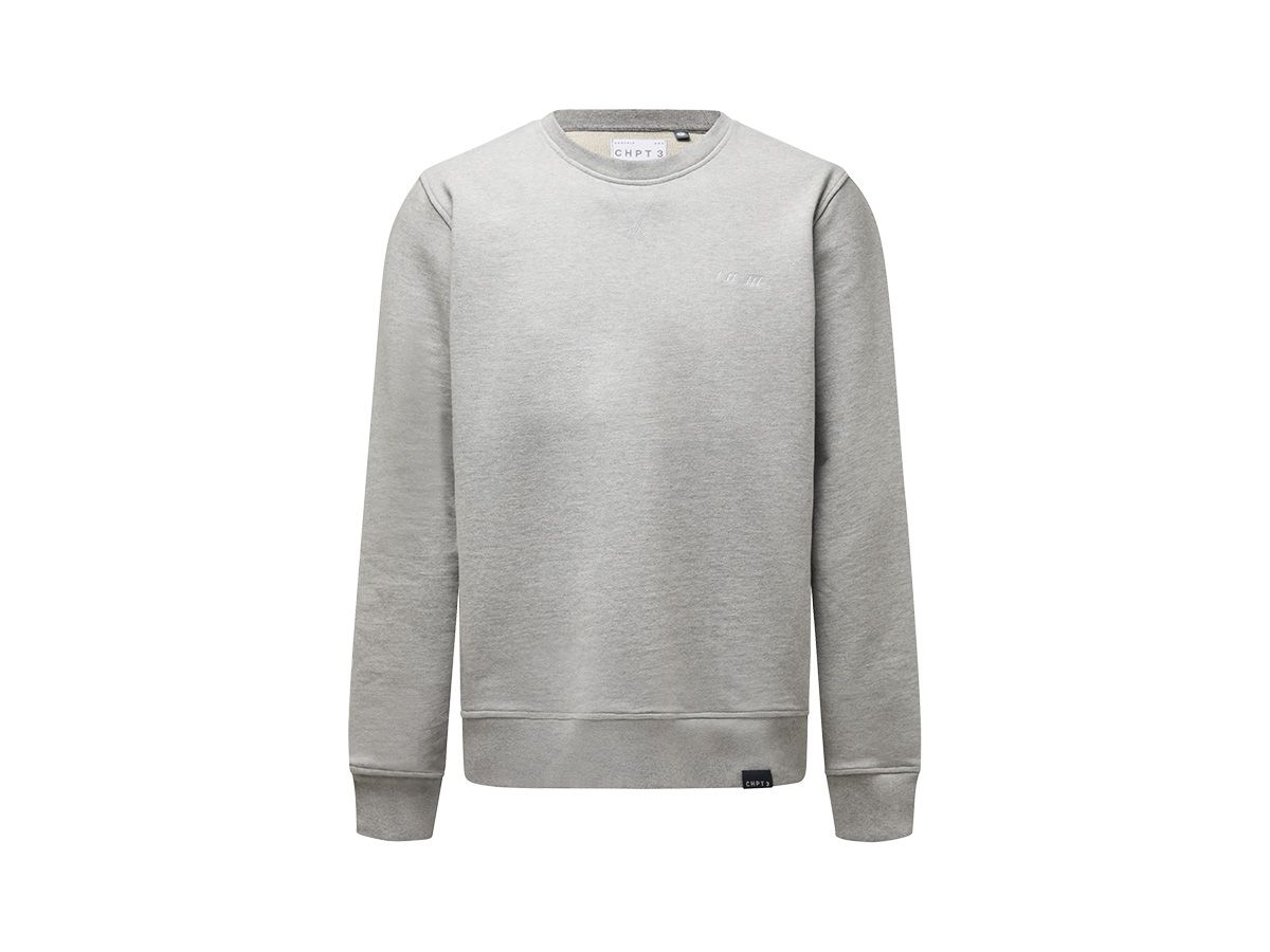CHPT3 Elysee Crew 男性圓領衛衣 灰色 XL