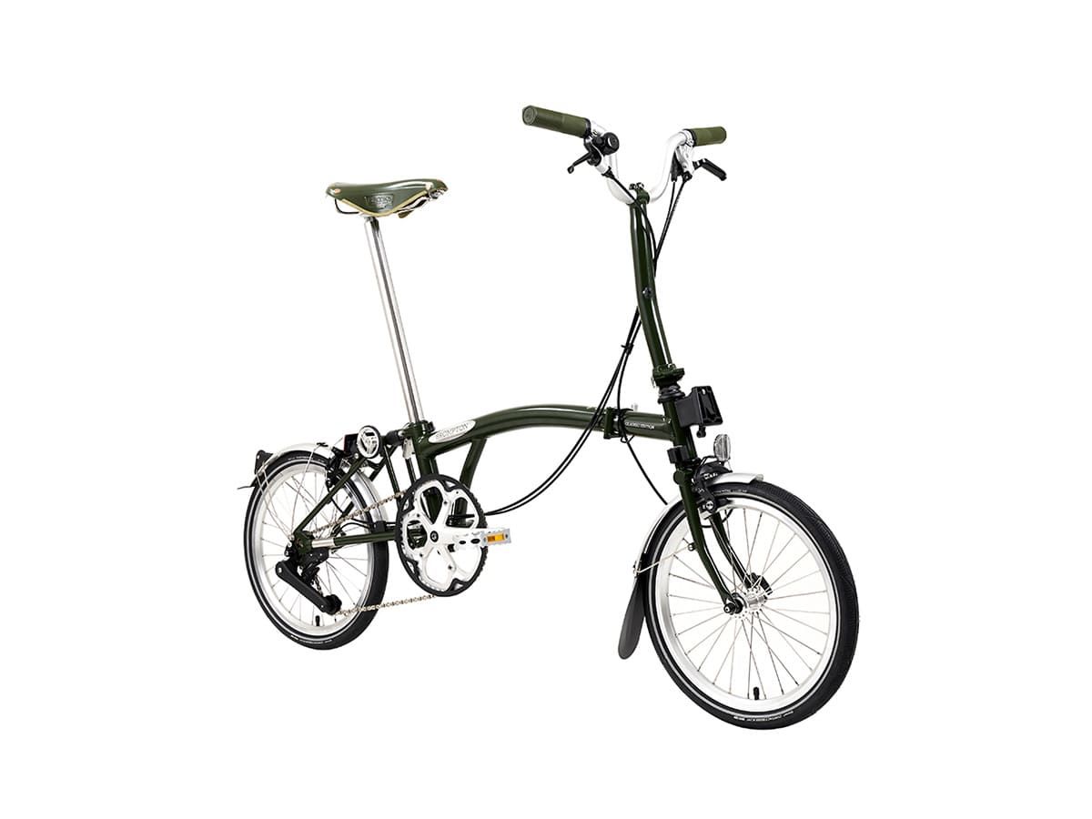[Limited Pre-Order Model] Brompton C Line Classic Edition- Barbour Green