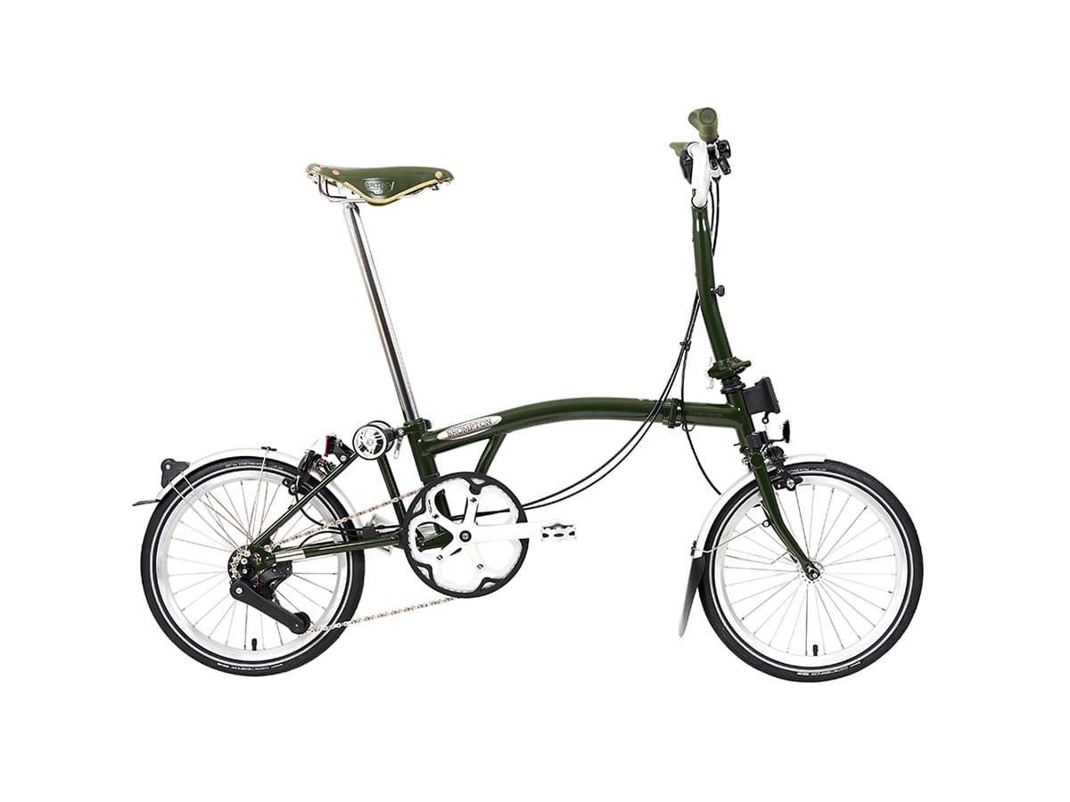 [Limited Pre-Order Model] Brompton C Line Classic Edition- Barbour Green