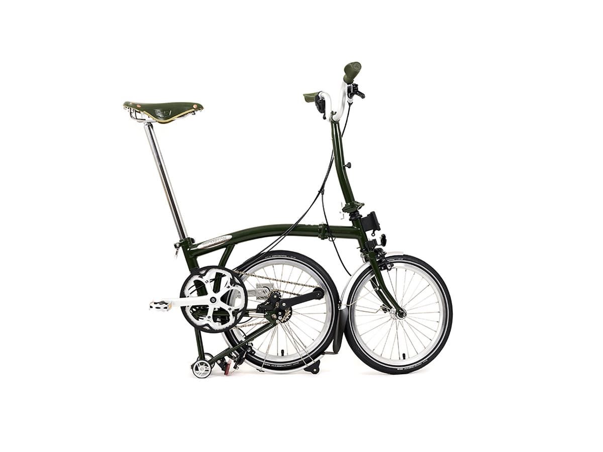 [Limited Pre-Order Model] Brompton C Line Classic Edition- Barbour Green