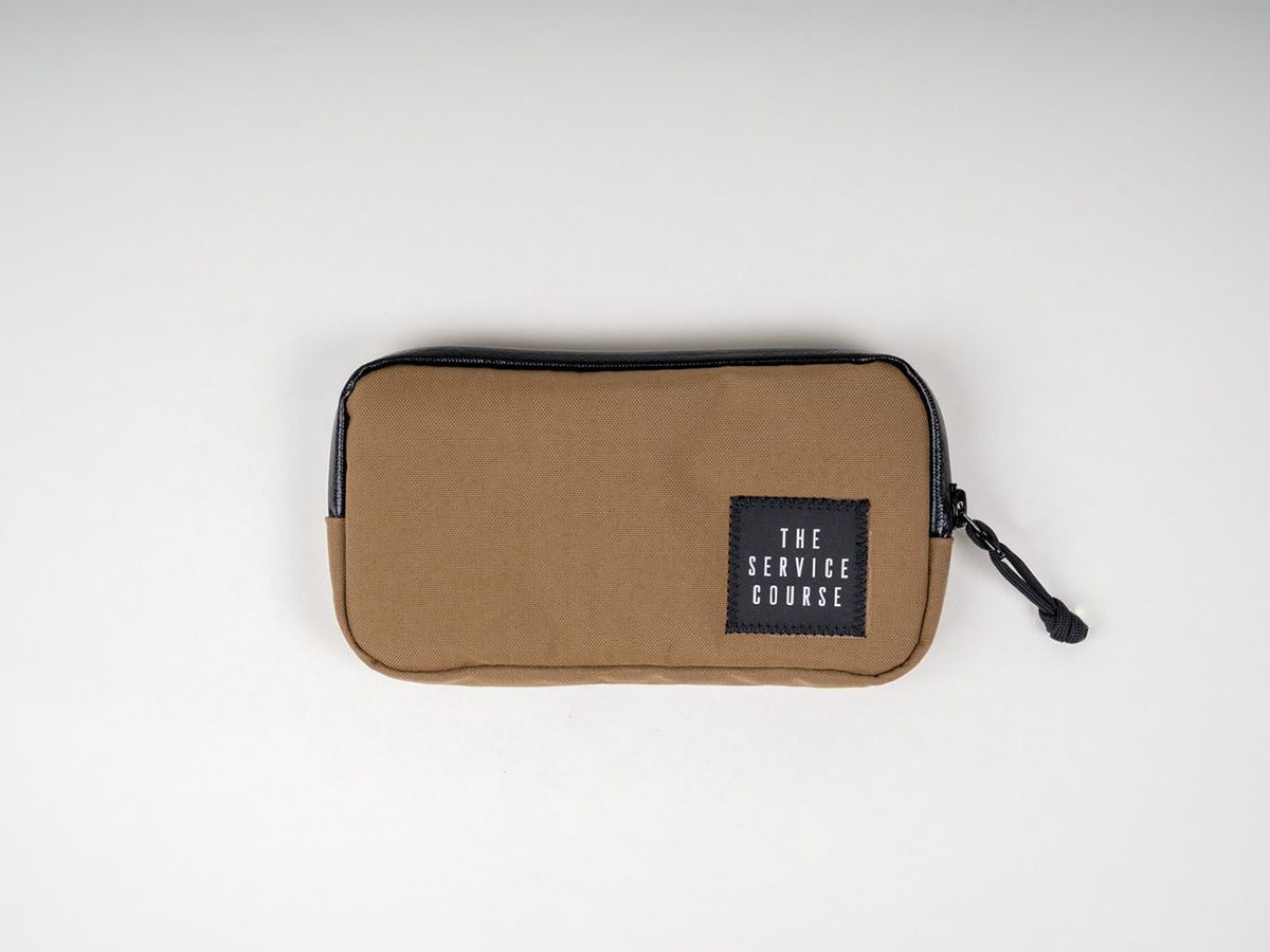 The Service Course + Cordel Ride Wallet Sand XL