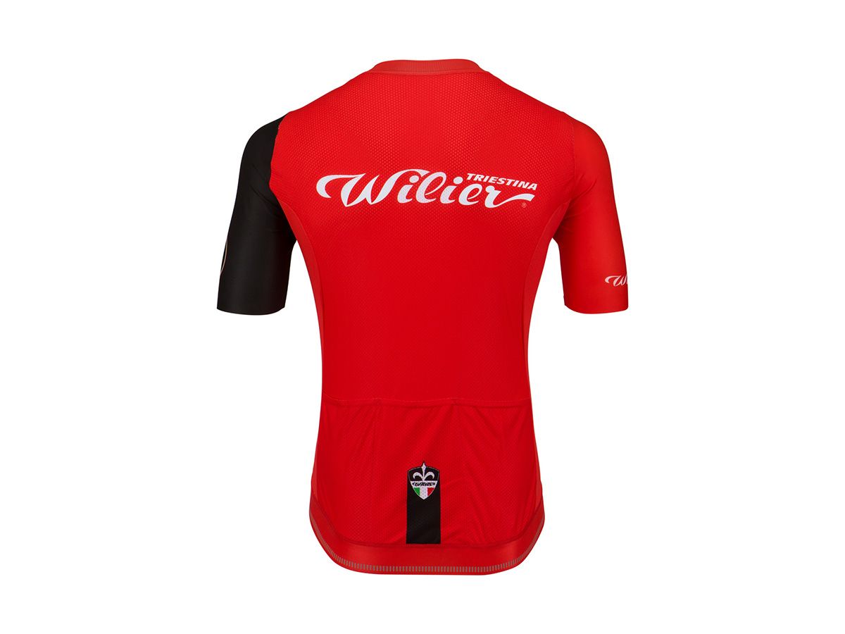 Wilier Triestina 男款車衣 橘/黑色 S