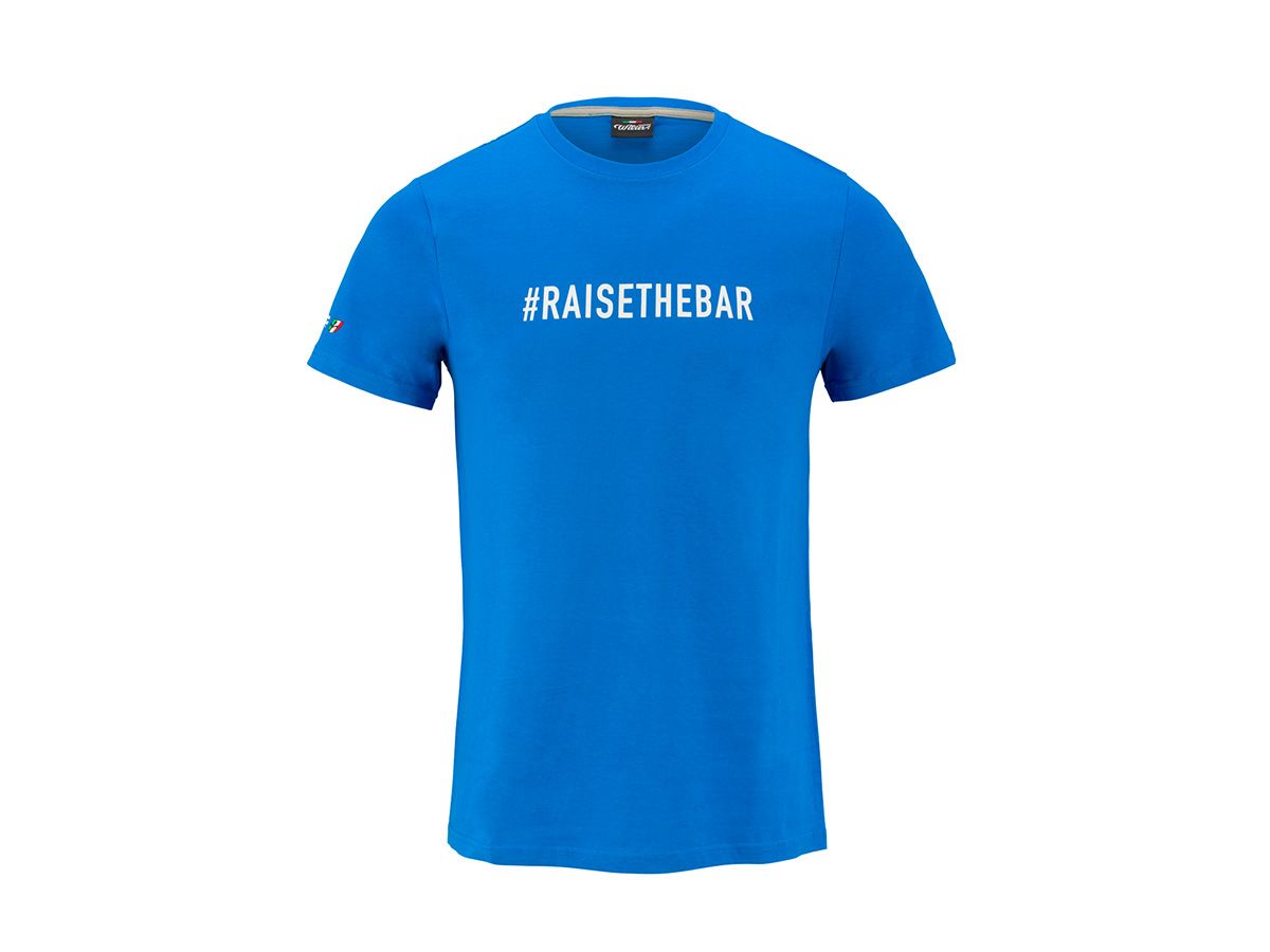 Wilier Triestina T-SHIRT #RAISETHEBAR 藍色 M