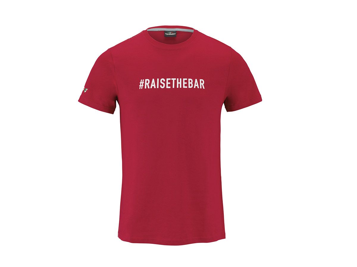 Wilier Triestina #RAISETHEBAR T-SHIRT RED M