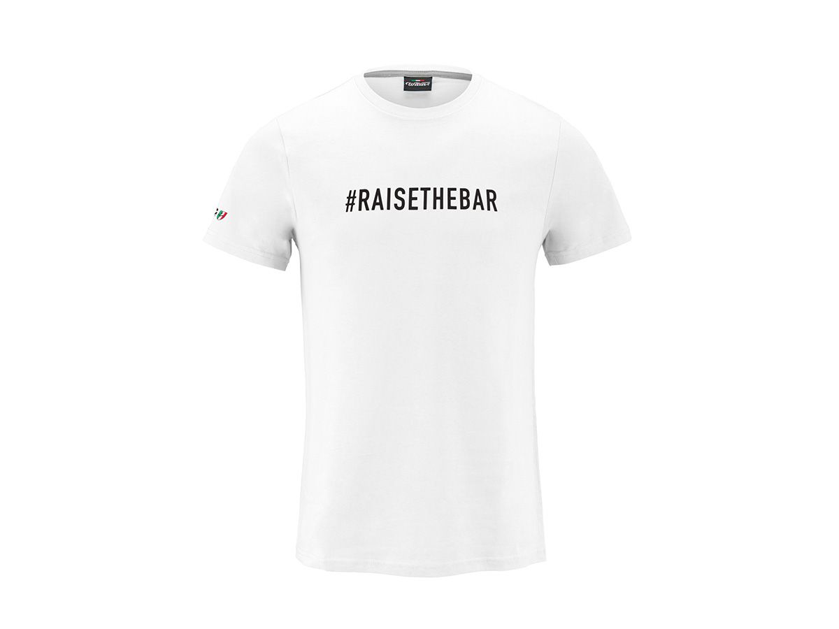 Wilier Triestina #RAISETHEBAR T-SHIRT WHITE S
