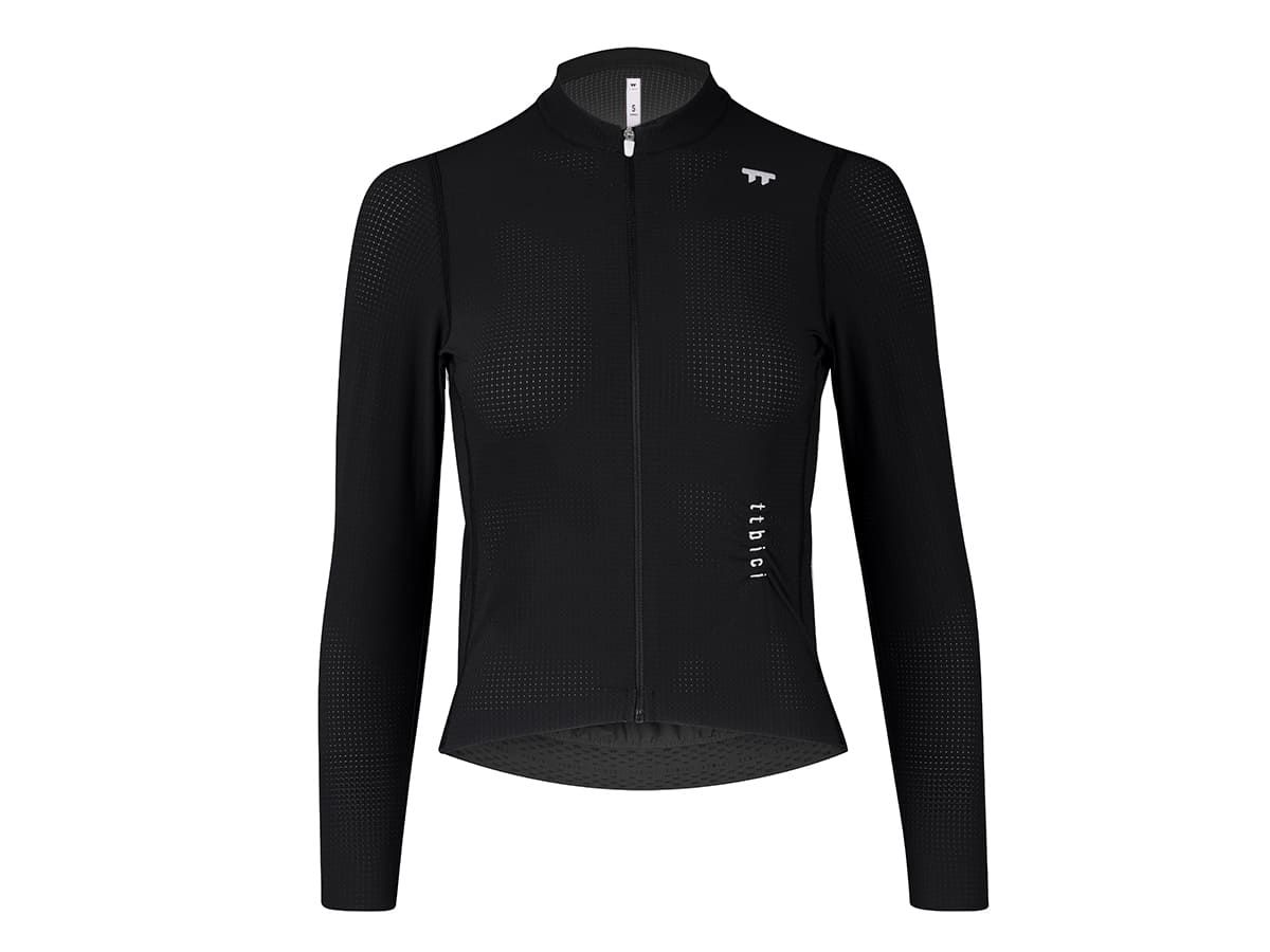 a Line Women's Lightweight LS Jersey 女款輕量長袖車衣 / 黑色 L