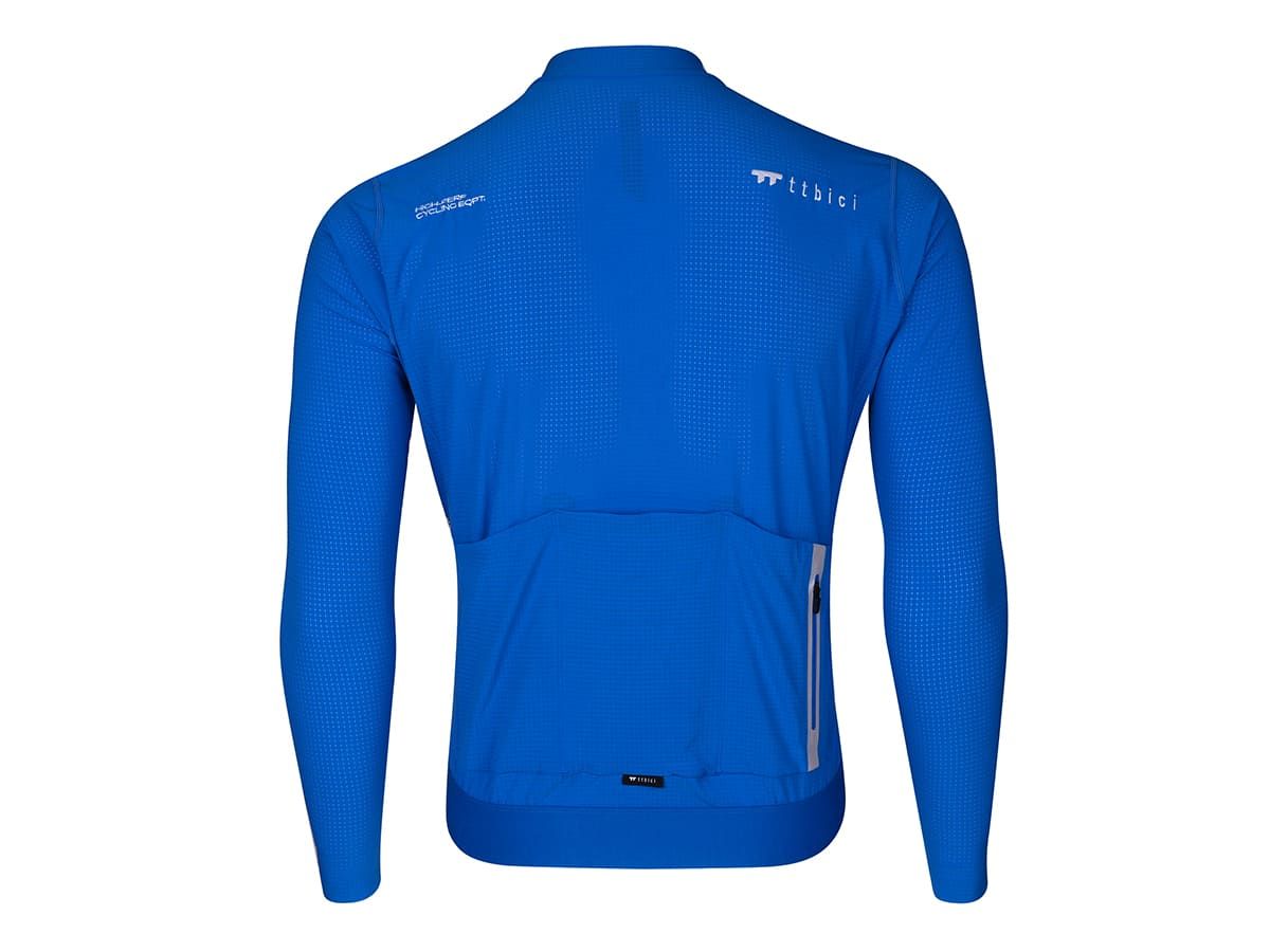 a Line Men's Lightweight LS Jersey / Brilliant Blue M