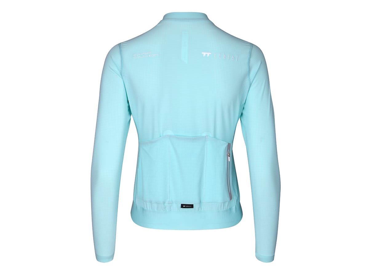 a Line Women's Lightweight LS Jersey 女款輕量長袖車衣 / 粉末藍 M