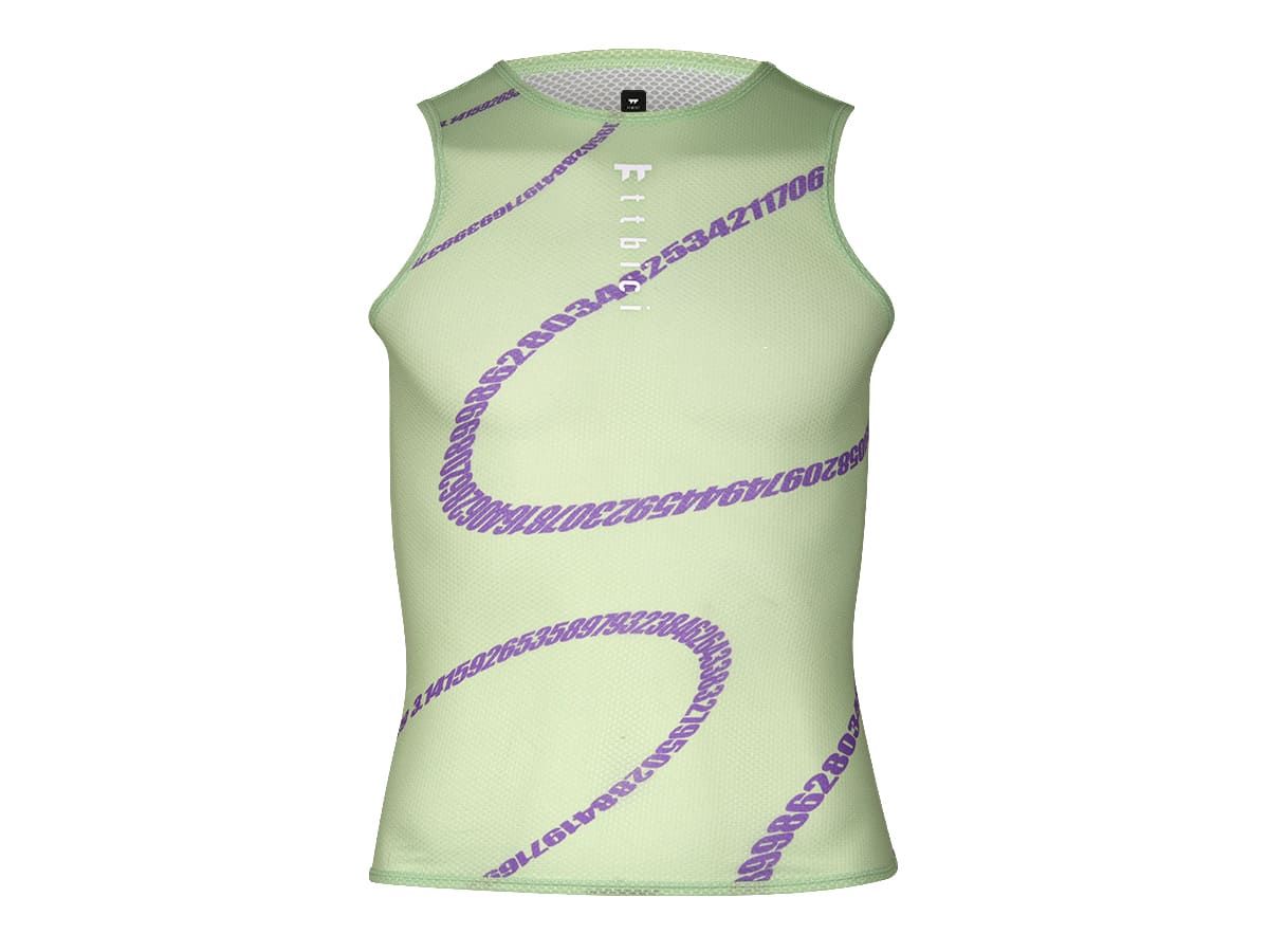 a Line Men's Team Base Layer / Lime L