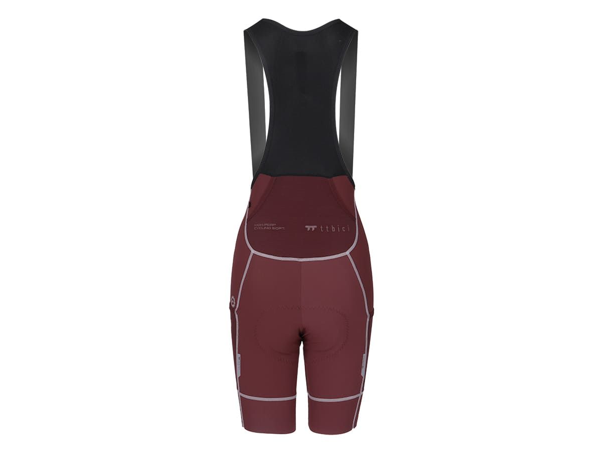 a Line Women's Cargo Bib Shorts 女款輕量口袋車褲 / 巧克力 S