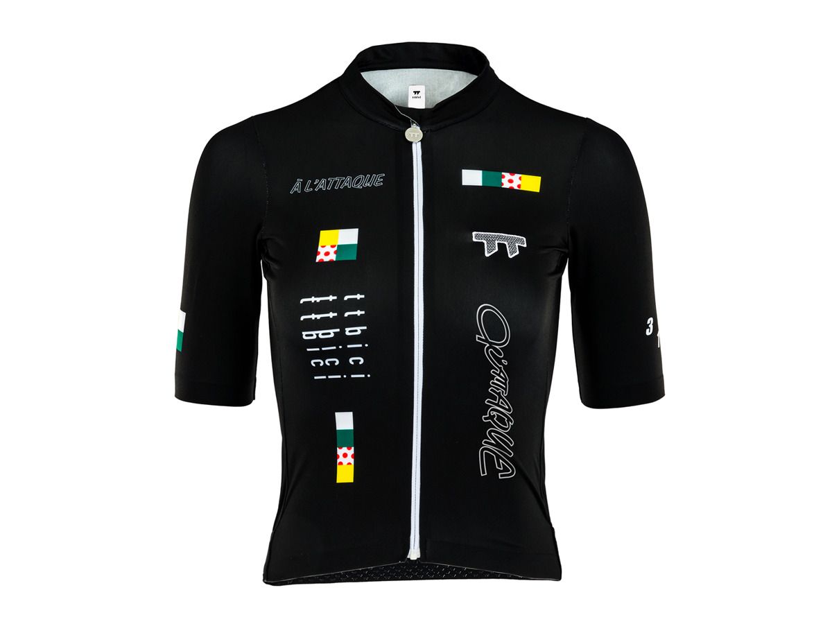 ttbici x TDFSG Woen's Jersey 女款TDFSG聯名車衣 / 黑色 L