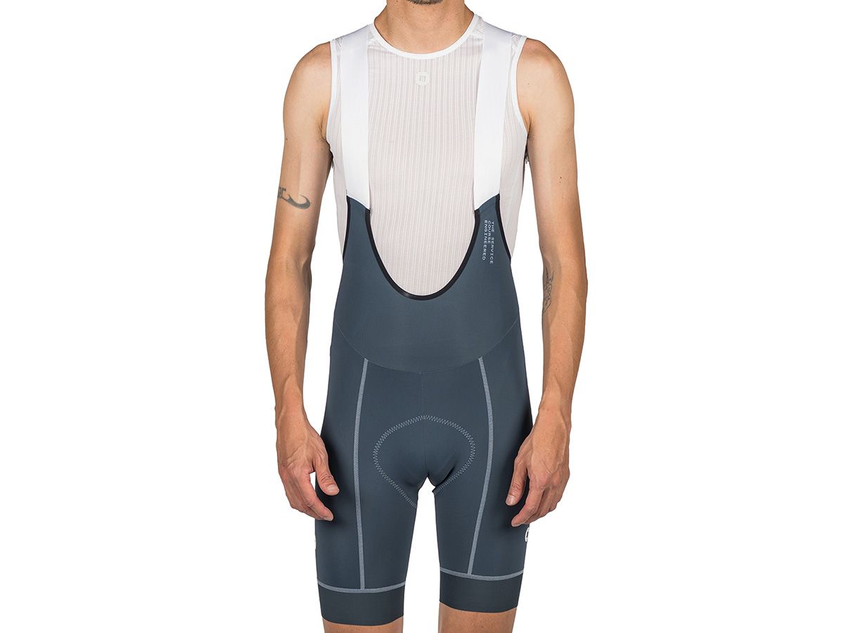 The Service Course Men's Engineered Bib Shorts 男款連身車褲 - 海軍藍