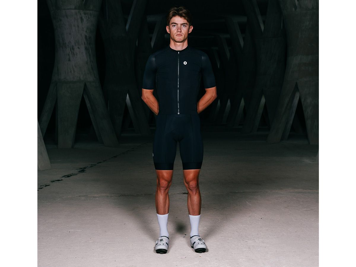 The Service Course Men's Engineered Short Sleeve Jersey 男款短袖車衣 - 黑色 L