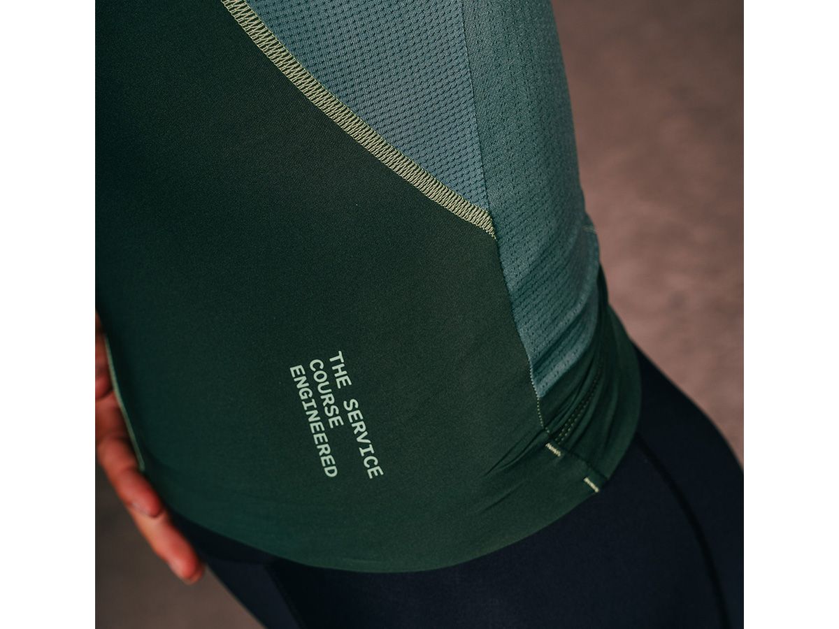 The Service Course Men's Engineered Short Sleeve Jersey 男款短袖車衣 - 森林綠 S