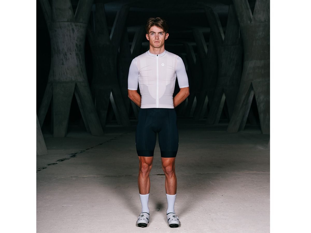 The Service Course Men's Engineered Short Sleeve Jersey 男款短袖車衣 - 米白色 M