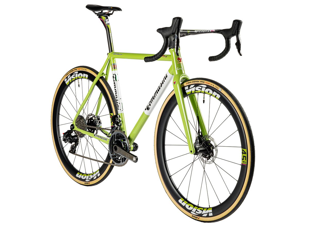 Tommasini Fire ICS 全內線鋼管公路車 - Matcha Green/抹茶綠 - SRAM RED ETAP AXS 2x12 / 50cm