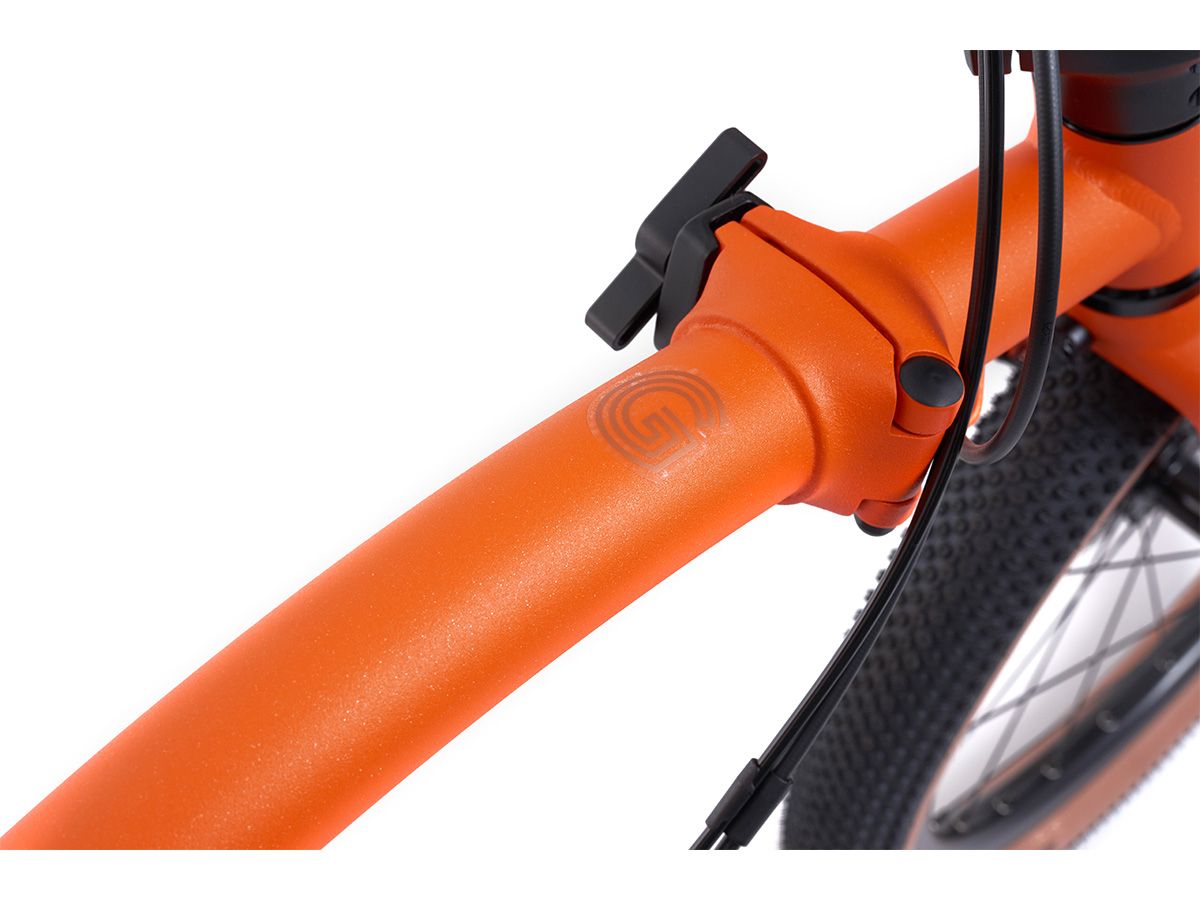 Brompton G Line Adventure Orange - 8 speed with Rack/Front and Rear Light/Mudguards M