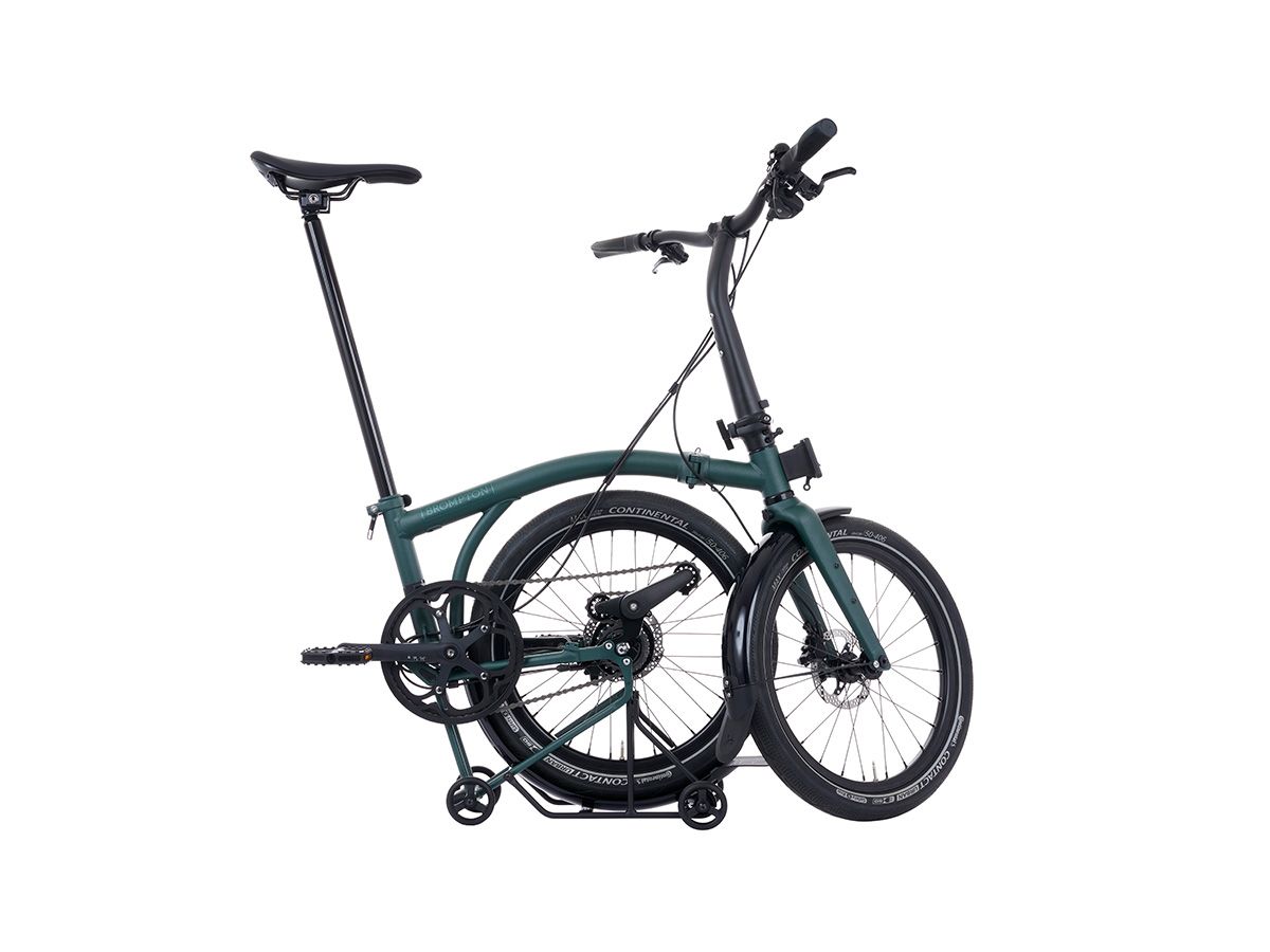 Brompton G Line Forest Green - 8 speed with Rack/Front and Rear Light/Mudguards M