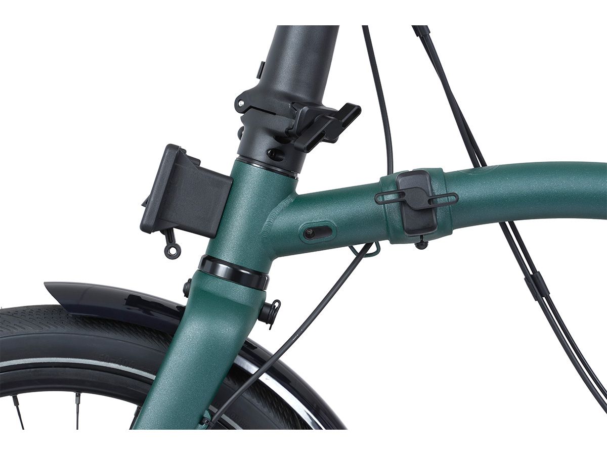 Brompton G Line Forest Green - 8 speed with Rack/Front and Rear Light/Mudguards S