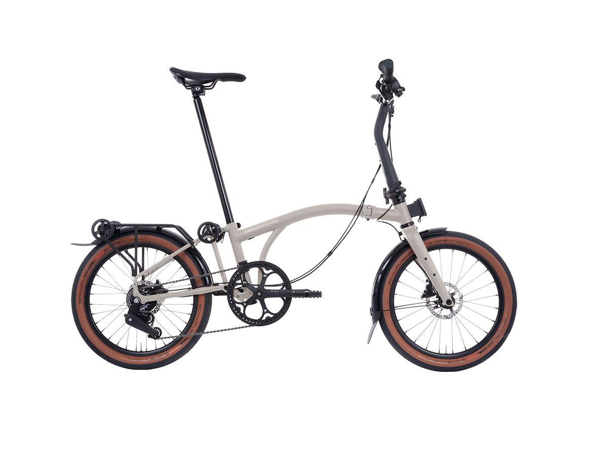 Brompton G Line - 沙塵白 - 8速/附前後燈/後貨架/土除/工具包 S