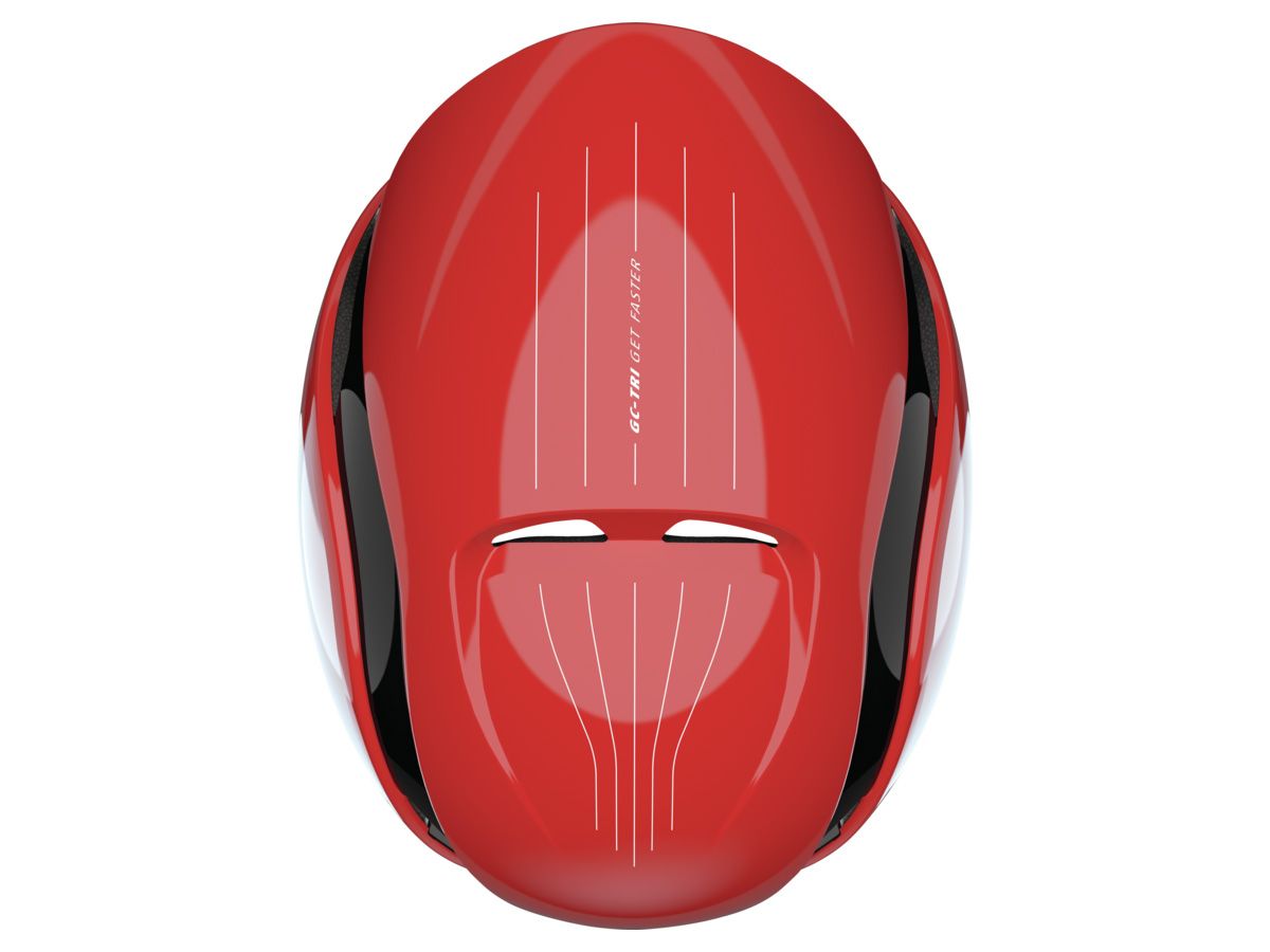ABUS GAMECHANGER TRI 三鐵空力計時安全帽 烈焰紅 L