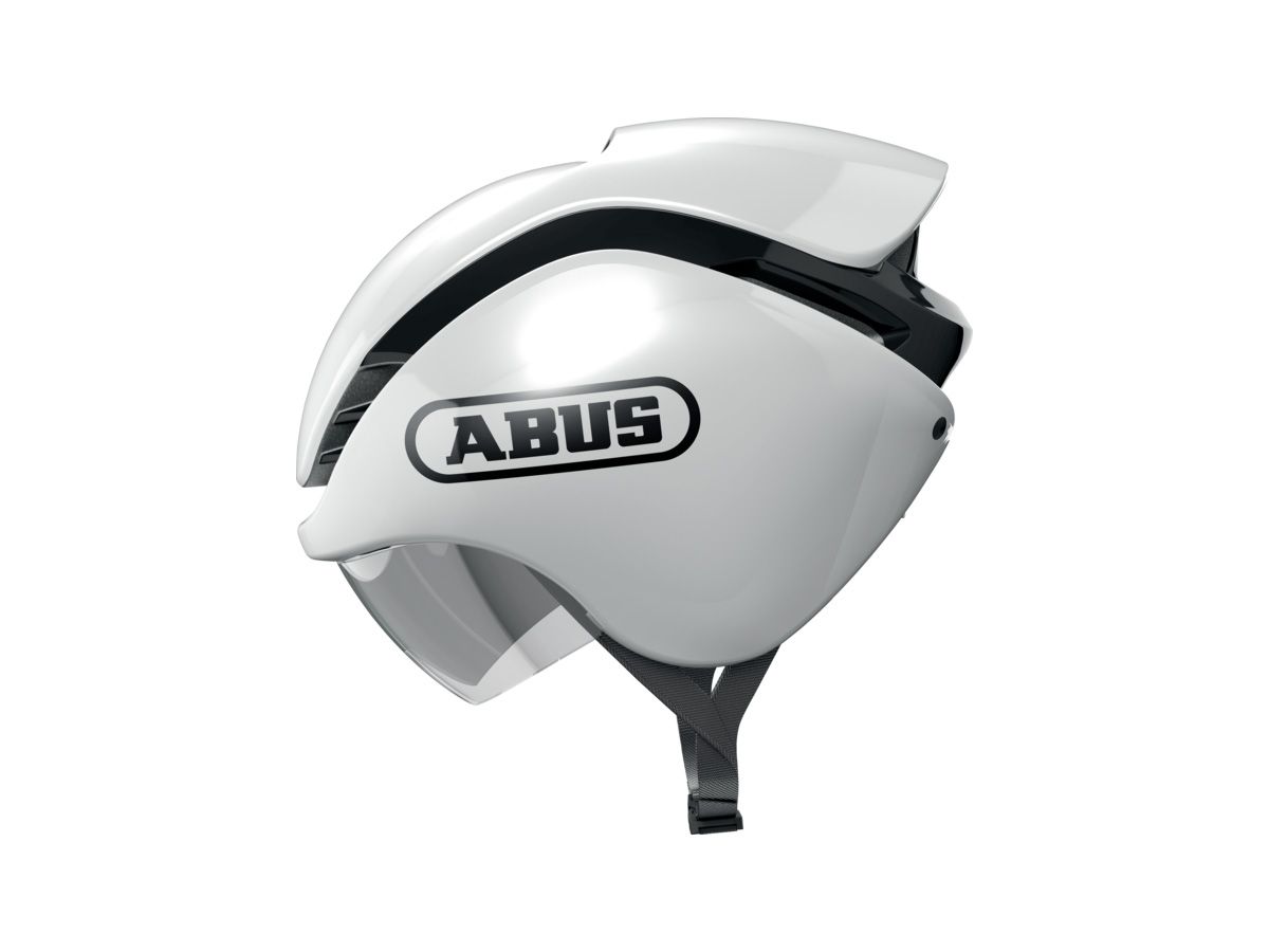 ABUS GAMECHANGER TRI 三鐵空力計時安全帽 亮白 M