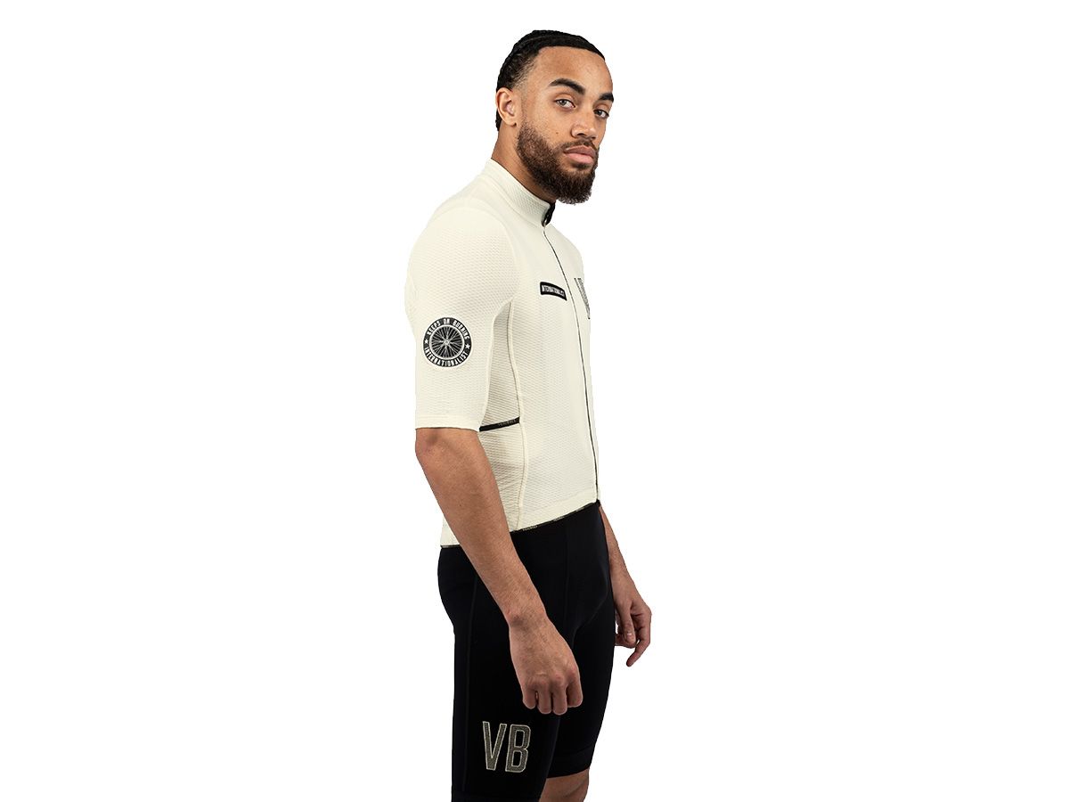 VB Internationalist 男款春夏車衣 奶油白 XXS