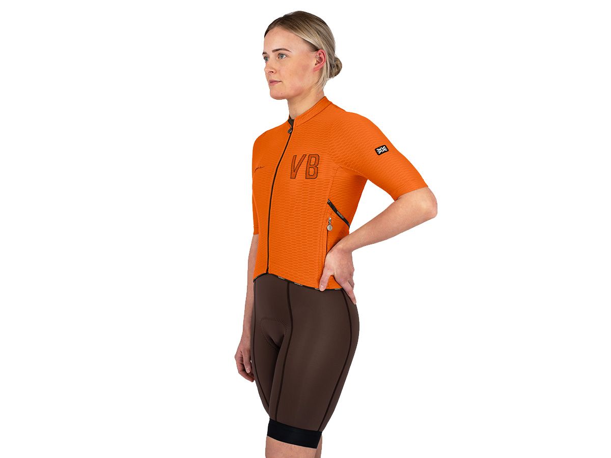 VB Jasper Women Jersey 女款輕量車衣 火焰金 XS