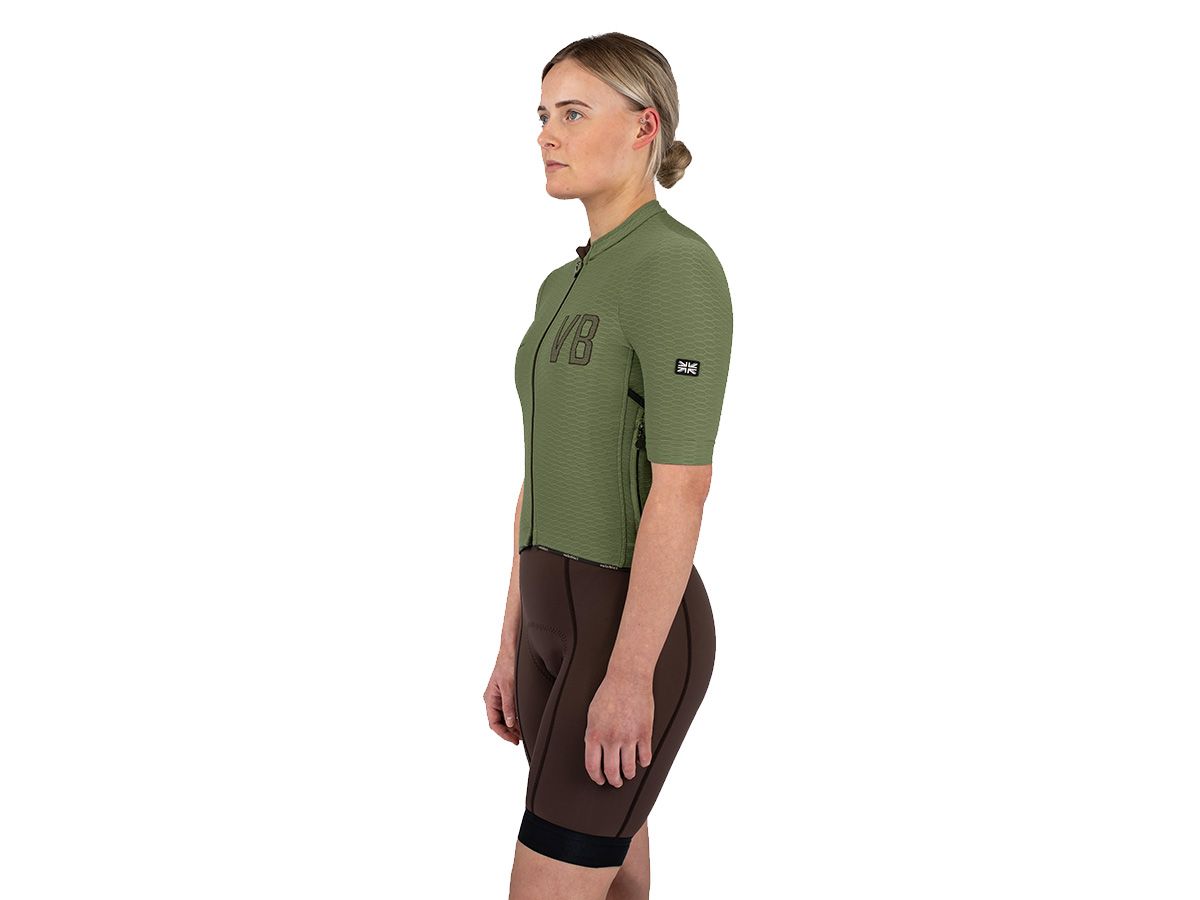 VB Jasper Women Jersey 女款輕量車衣 橄欖綠 XXXS