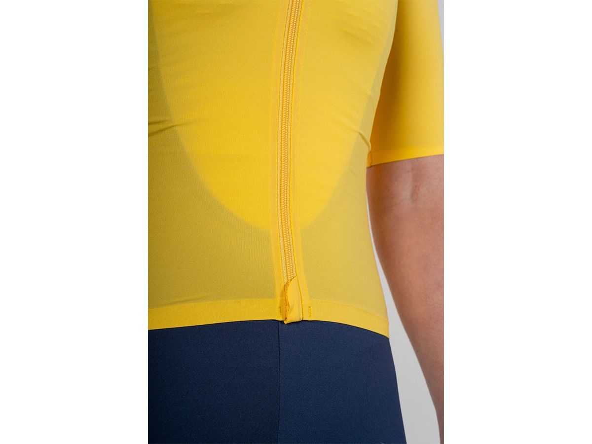 TSC 夏季短袖輕量女性車衣 / 亮黃 S