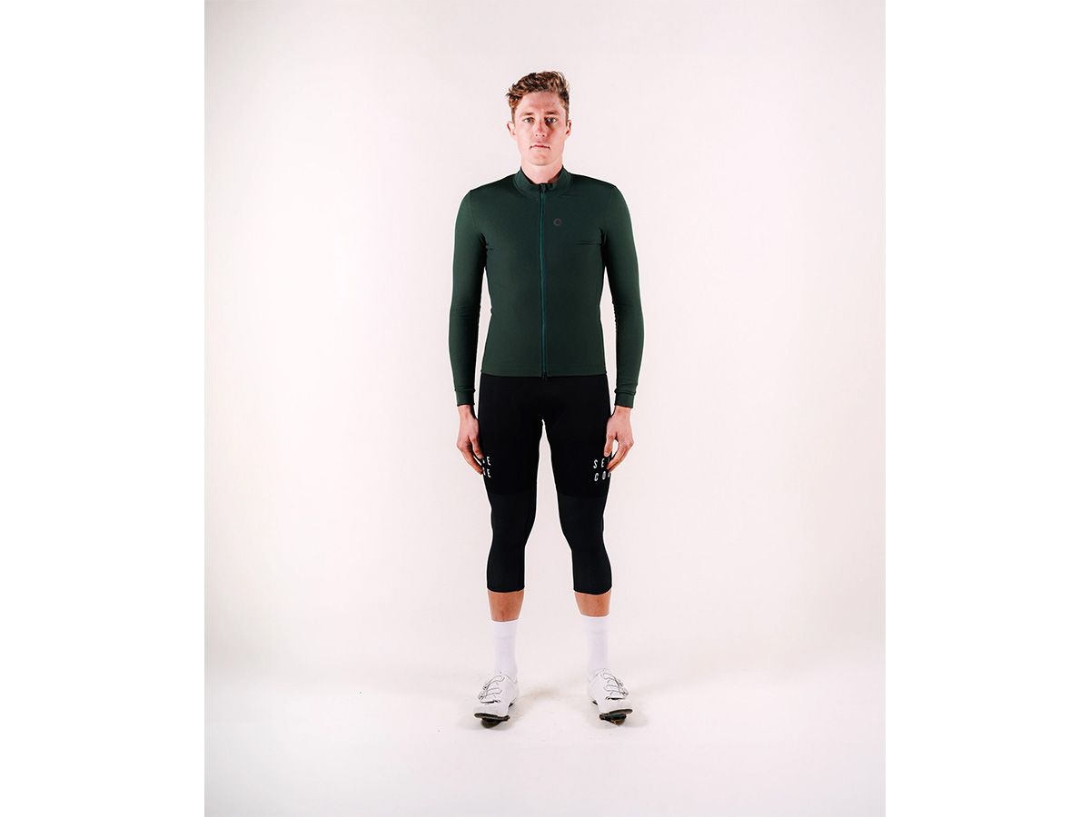 The Service Course Men Long Sleeve Winter Jersey 男款長袖車衣 梧桐綠 S