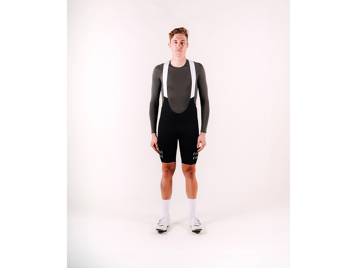 The Service Course Men Bib Shorts (2.0) 男款連身車褲 黑色 S