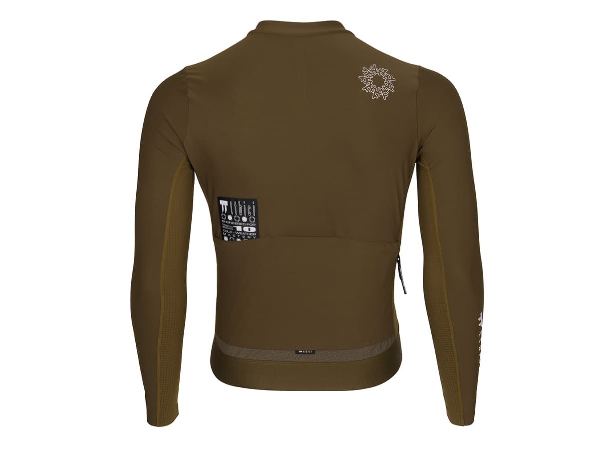 a Line Men's Altitude LS Jersey 男款長袖車衣 / 深棕色 S