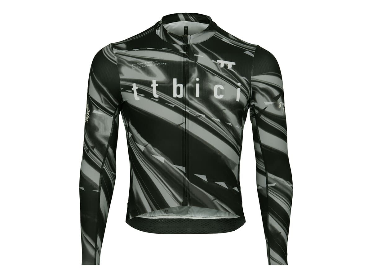 a Line Men's Altitude LS Team Jersey 男款車隊版長袖車衣 / 麥拉銀 M