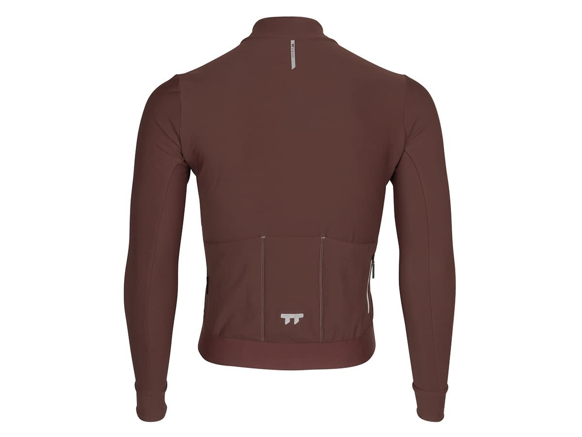 e Line Men's Classic Thermal Ls Jersey 男款經典保暖長袖車衣 / 栗紅色 M