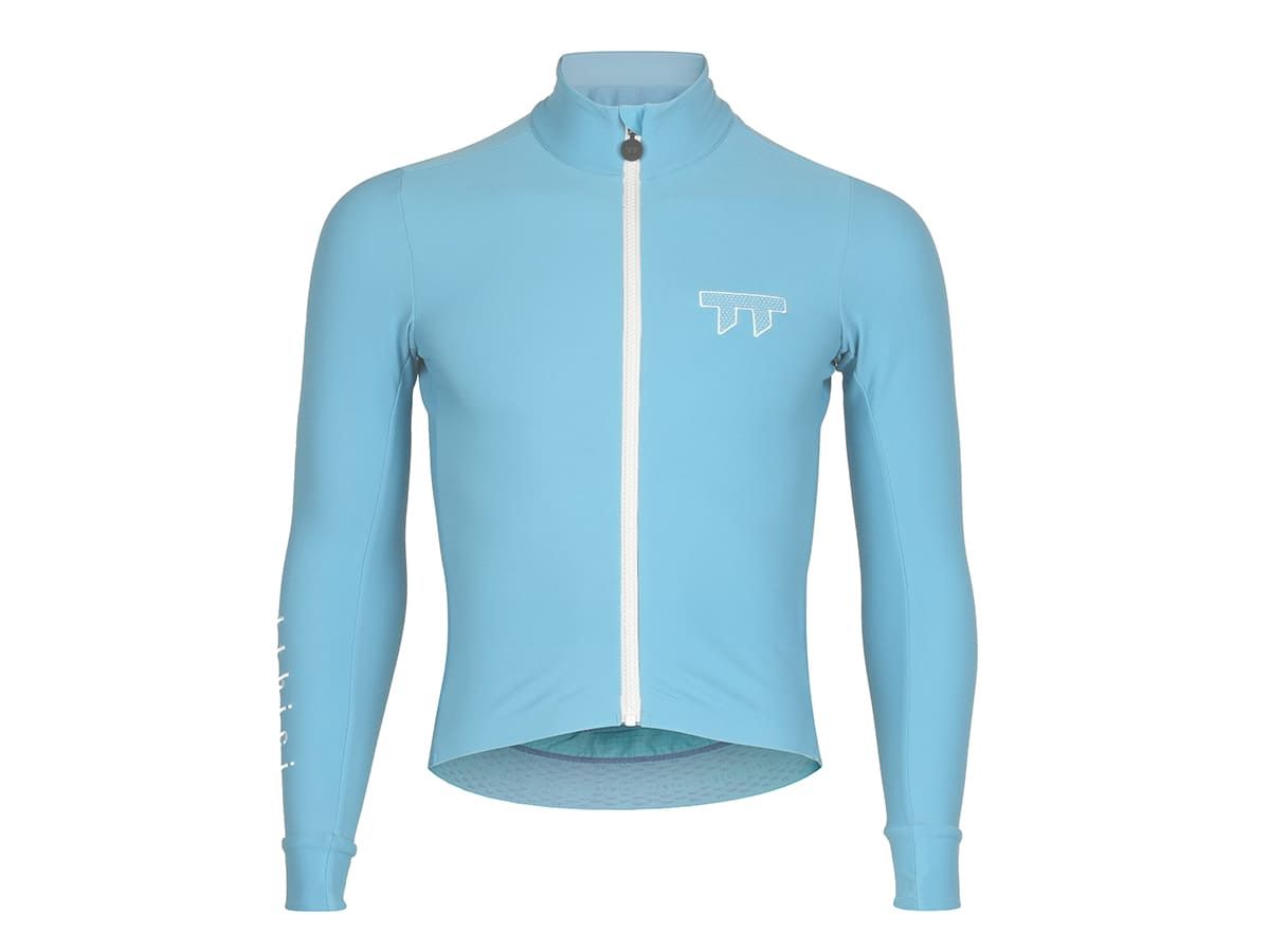 e Line Men's Classic Thermal Ls Jersey 男款經典保暖長袖車衣 / 馬卡龍藍 L