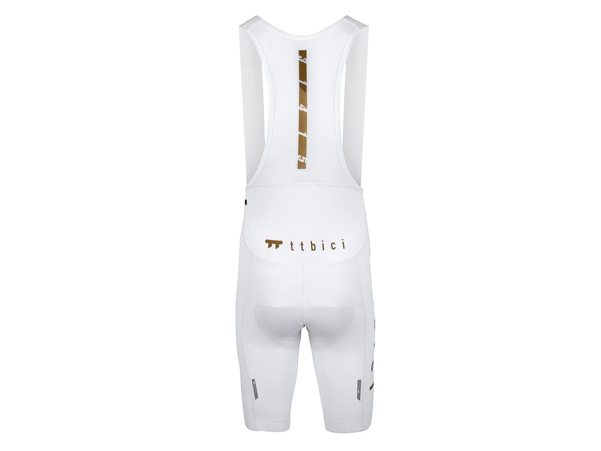 a Line Men's Stay Gold Bib Shorts 男款車褲 / 白金 M