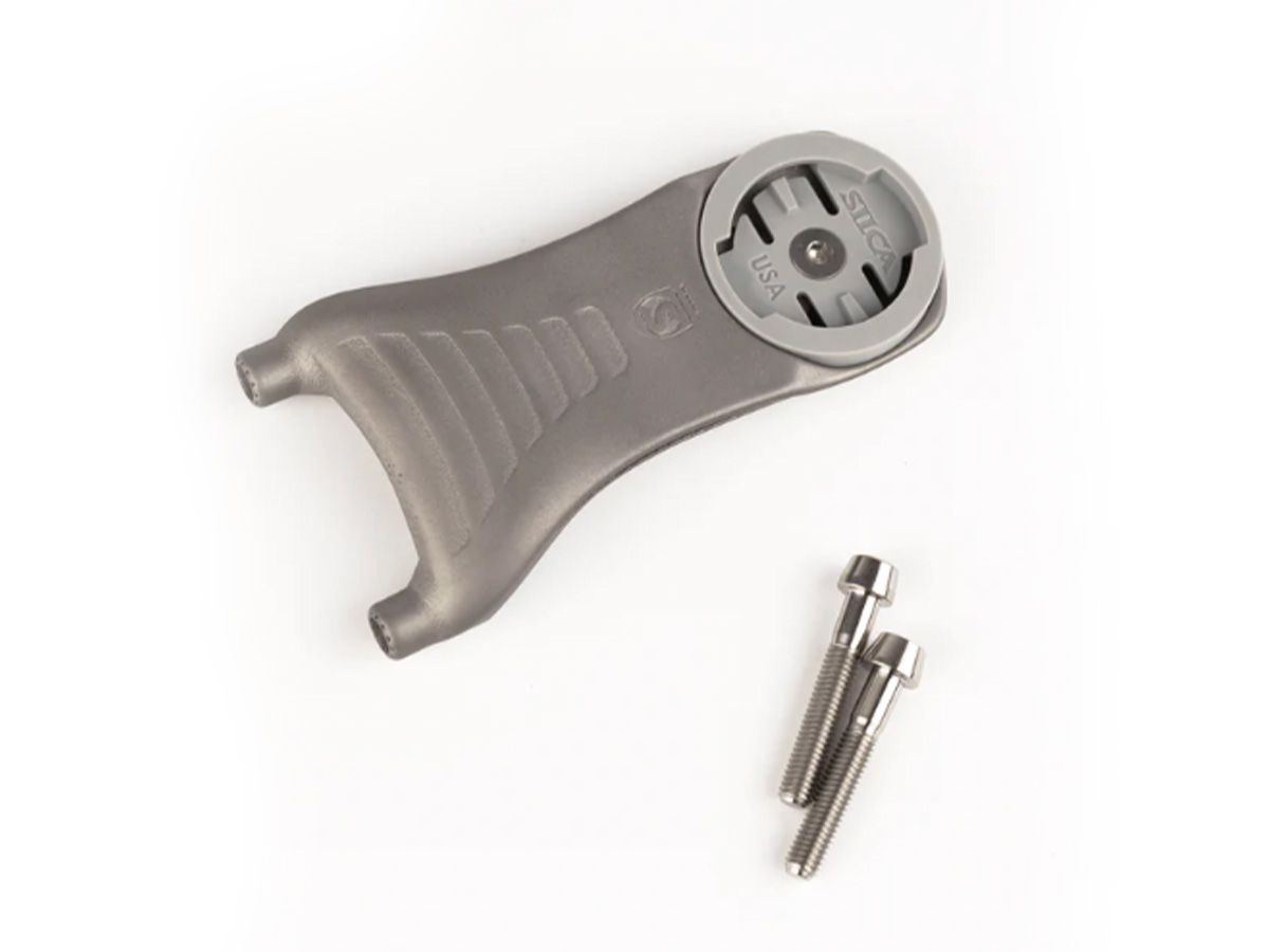 Silca MENSOLA COMPUTER MOUNT, BEAD BLASTED TITANIUM 22 mm