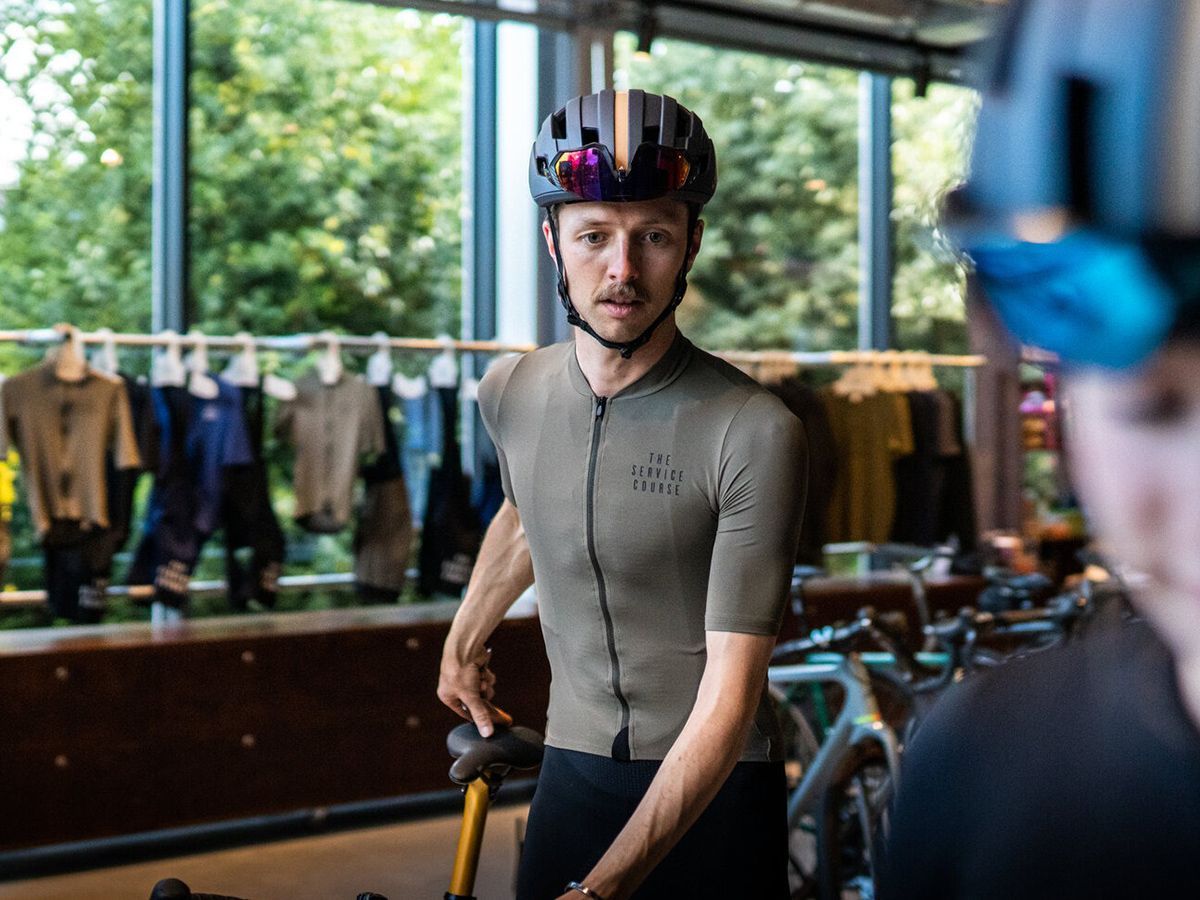 The Service Course SS Training Jersey Olive