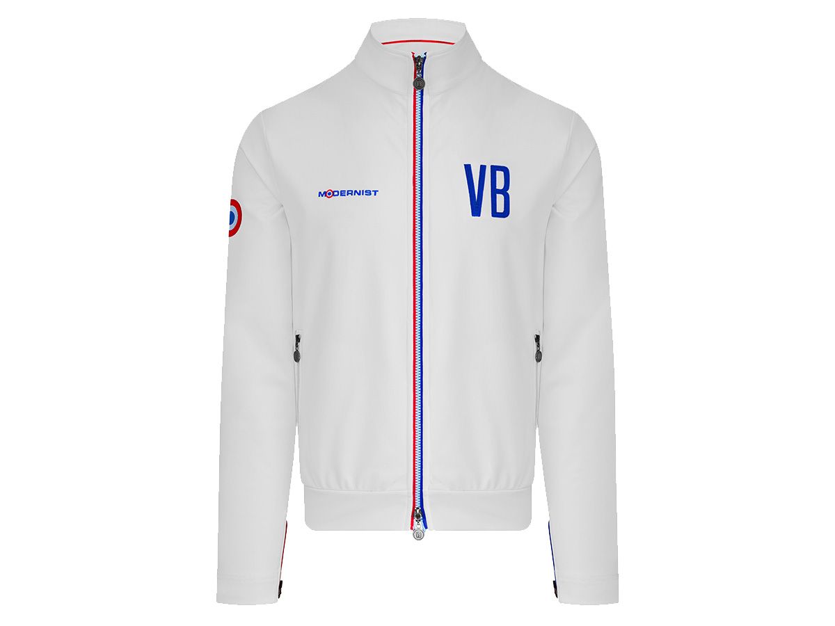 VB Modernist white track Jacket White