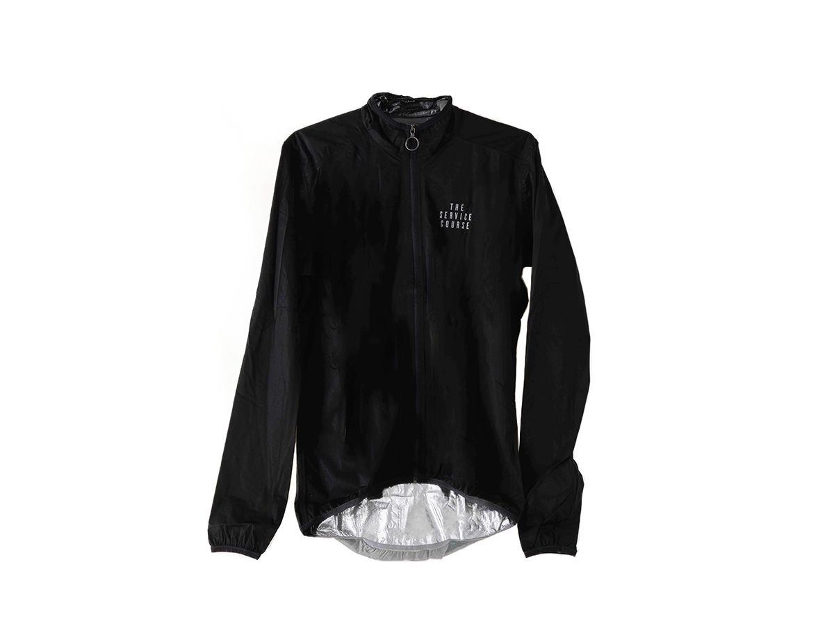 The Service Course Packable Jacket Men 男性輕量防風外套 黑色 L